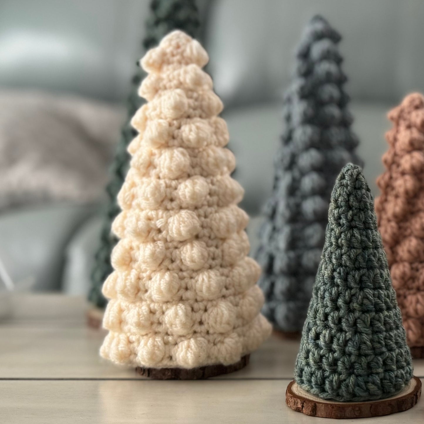 All New! Bobble-Stitch Trees