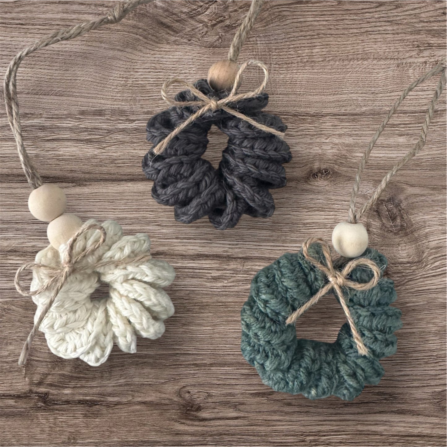 All New! Mini Wreath Ornaments